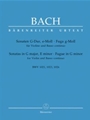 Sonatas In G Maj,e Min,fugue In G Min