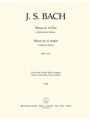 Mass A major BWV 234 "Lutheran Mass 2"