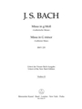 Mass G minor BWV 235 "Lutheran Mass 3"