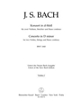 Concerto for 2 Violins BWV 1043 - 1st Violin part