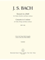 Concerto In A minor BWV1041 - BC/Harpsichord part