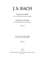 Concerto In A minor BWV1041 - 1st violin part