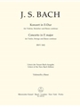 Concerto for Violin, Strings and Basso Continuo E major BWV 1042