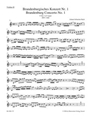 Brandenburg Concerto No. 1 and Original Version "Sinfonia" F major BWV 1046, BWV 1046a