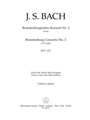 Brandenburg Concerto Nr. 2 F major BWV 1047