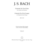 Concerto for Harpsichord and Strings Nr. 2 E major BWV 1053