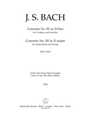 Concerto for Harpsichord and Strings Nr. 3 D major BWV 1054