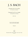 Concerto for Harpsichord and Strings Nr. 4 A major BWV 1055