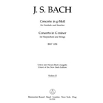 Concerto for Harpsichord and Strings G minor BWV 1058