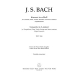 Concerto for Harpsichord, Flute, Violin, Strings and Basso continuo in A minor BWV 1044 "Triple Concerto"