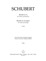 Rondo for Violin and Strings A major D 438