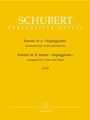 Arpeggione Sonata In A Minor  D 821