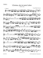 Christus, der ist mein Leben TVWV 1:138 (Chorale Setting)