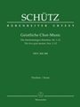 Geistliche Chor- Music SWV 369-380 -The five-part motets, Nos. 1-12-