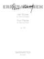 vier pieces for oboe and Piano op. 193 (1966)