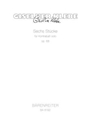 six Stucke fur Kontrabass solo op. 68 (1973)