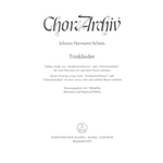 Trinklieder -7 Lieder fur Chor oder Solostimmen, teilweise mit Basso continuo- (aus "Studentenschmau