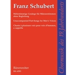 Mehrstimmige Gesange fur Mannerstimmen -Auswahl von acht Satzen (meist TTBB, auch TTBBB und TTB)-
