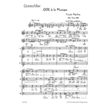 Ode à la Musique fur Bariton, vierstimmigen Mixed Choir, Trompete, zwei Horner, drei Posaunen, Klavi