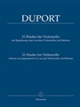 21 Etudes For Violoncello