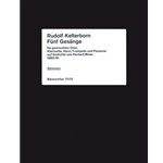 funf Gesange auf Gedichte von Herbert Meier fur Chor (Stimmen mehrfach geteilt) und Instrumente (198