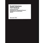 funf Gesange auf Gedichte von Herbert Meier fur Chor (Stimmen mehrfach geteilt) und Instrumente (198