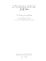 funf Klangmodelle fur obligates Klavier und 4 beliebige Melodie-Instrumente (Streich- und Wind Instr
