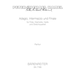 Adagio, Intermezzo and Finale for Flute, Clarinet, Harp and String Quartet (1985/1988)