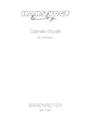 Ostinato Studie fur Cembalo (1985) -Nr. 2 der "vier Versuche fur Tasteninstrumente"-