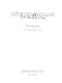 Romanze fur Violoncello solo (1987)