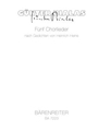 funf Chorlieder nach Gedichten von Heinrich Heine (1991)