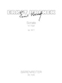 Sonate For Organ