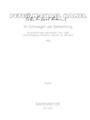 Im Schweigen der Betrachtung - Sei du dein, so werde ich dein sein (1992) -Musik fur Chor und Instru