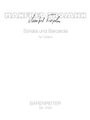 Sonata und Barcarola fur Gitarre (1988/1989)