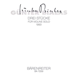 drei Stucke fur Violine solo (1993)