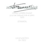 Chant aprÞs Chant for six percussionists, solo soprano and Piano (1966)