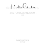 Satz fur Blaserquintett op. posth. (1995)