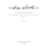 Kammerkonzert (1930-1932) -Cembalo solo und 11 Soloinstrumente (Erstausgabe)- (Cembalo-Konzert)