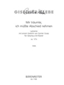 Mir traumte, ich musste Abschied nehmen op. 127a (1998) -Klavierfassung- (Lamento mit einem Gedicht