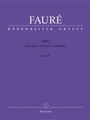 Trio for Piano, Violin and Violoncello op. 120