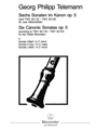 6 Sonaten im Kanon op. 5 TWV 40:118-123 (Heft 2)
