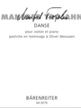 Danse for Violin and Piano -pastiche en hommage Ó Olivier Messiaen-
