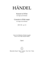 Concerto for Organ and Orchestra B-flat major op. 4/2 HWV 290
