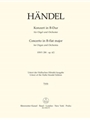 Concerto for Organ and Orchestra B-flat major op. 4/2 HWV 290
