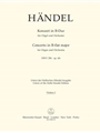 Concerto for Organ and Orchestra B-flat major op. 4/6 HWV 294