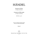 Concerto for Organ and Orchestra B-flat major op. 4/6 HWV 294