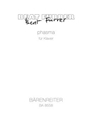 Phasma fur Klavier (2002)