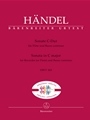 Sonata for Flute and Basso continuo C major