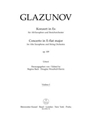 Concerto for Contralto Saxophone and String Orchestra E-flat major op. 109