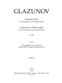 Concerto for Contralto Saxophone and String Orchestra E-flat major op. 109